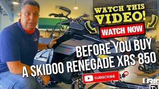 WATCH THIS BEFORE You Buy a SKIDOO RENEGADE XRS 850 [upl. by Analad]