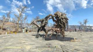 Fallout 4  Legendary Mythic Deathclaw vs Mirelurk Queen [upl. by Deste]