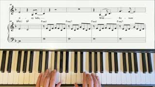 Piano Playalong COVER ME IN SUNSHINE by Pnk Willow Sage Hart with Sheet Music Chords amp lyrics [upl. by Lanoil]