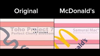 Marisa Stole the Precious Thing VS McDonalds Samurai Mac AudioVideo Sync [upl. by Liris468]