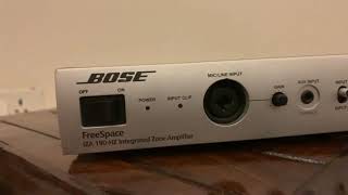 Bose Professional Freespace DS16F In Ceiling Speaker FreeSpace IZA 190HZ integrated zone amplifier [upl. by Ivetts]