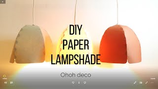 Paper Lampshade DIY [upl. by Christiana]