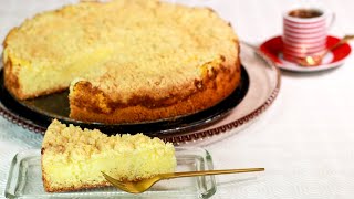 Schneller STREUSELKUCHEN mit PUDDING [upl. by Ynaffyt]