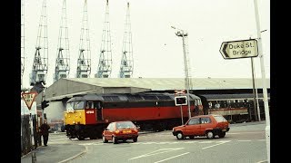 1987 Cab Ride Ellesmere port to Birkenhead Docks Class 47 [upl. by Filberto]