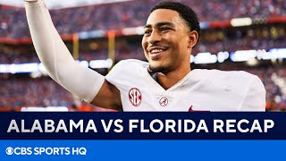 No 1 Alabama Survives No 11 Florida  Highlights amp FULL Recap  CBS Sports HQ [upl. by Dorinda112]