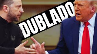 TRUMP E ZELENSKY DUBLADO EM PORTUGUÊS [upl. by Ocirnor442]