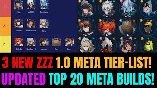 LATEST Zenless Zone Zero 10 TIERLIST amp TOP 20 Meta ★★★★★ SRank Builds [upl. by Johnny]