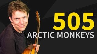 How To Play 505 Guitar Lesson amp TAB  Arctic Monkeys  Easy Tutorial [upl. by Assili]