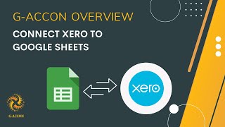 Connect Xero to Google Sheets GAccon Overview [upl. by Grannie]