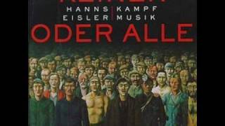 Hanns Eisler  Keiner oder Alle  Hermann Hähnel [upl. by Oiramad895]