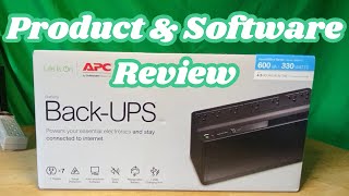 APC Back Ups 600VA UPS Product amp Software Review [upl. by Ardnazil]