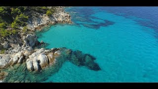 GREECE from above  Halkidiki Macedonia  4K  2018 [upl. by Selwyn]