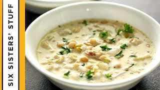 Creamy White Bean Chicken Chili 1 Pot  Minimalist Baker Recipes [upl. by Aivato662]