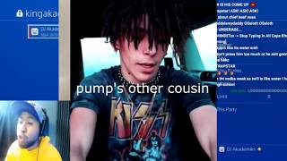 DJ Akademiks asks Lil Pump about OhTrapstar and Lil Ominous His Cousins [upl. by Namrej403]