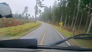 POV Trucking from Helgeroa to Larvik in Norway Real time No talking just driving [upl. by Baggs]