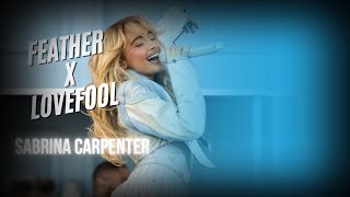 Sabrina Carpenter  quotFeather  Lovefoolquot Coachella Studio Version DEMO [upl. by Birdella]