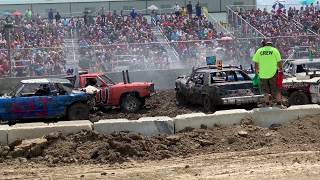 Lake County Fair Demolition Derby 2019 Full Size [upl. by Inneg238]