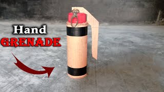 How to make a hand grenade from cardboard  matches  Diy Cardboard Grenade  Make cracker bom [upl. by Missie310]