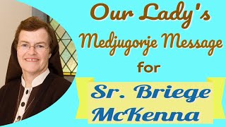 Sr Briege McKennas first visit to Medjugorje and Our Ladys message to her [upl. by Yerd764]