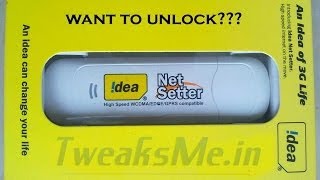 How to Unlock Idea NetSetter E303D  Full Prodecure [upl. by Artied]