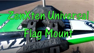 Zenxten Universal Flag Mount for Dirt Bikes [upl. by Daye5]