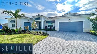 3074 SF  Seville Tradition Port St Lucie FL Luxury New Construction Homes  Resort Style [upl. by Ettevi]