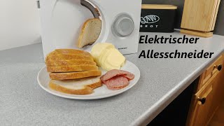 SilverCrest Elektrischer Allesschneider SAS 100 A1 Test [upl. by Noreh]