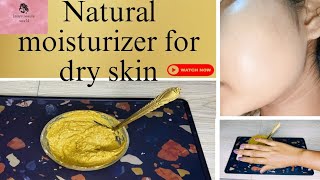 Natural moisture pack for dry skin  Homemade moisturizer pack  Natural ingredients  Glowing skin [upl. by Asseneg]