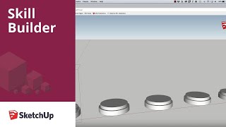 SketchUp Skill Builder Modeling a Chess Set Part 1  Pawn [upl. by Felic]