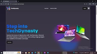 TechDynasty Fullstack ecommerce site  NextJS  MERN TypeScript [upl. by Alidis]