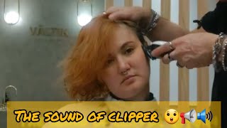 clipper haircut with sound 📢 [upl. by Atiuqat299]