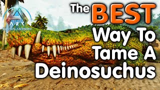 Ark The BEST Way To Tame A Deinosuchus [upl. by Shull334]