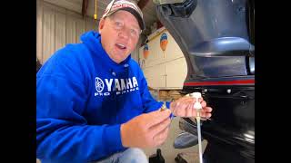 Yamaha Four Stroke 50hp How to change your oil and filter with lots of detail [upl. by Baggott]