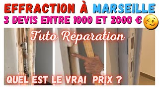 Tuto Réparation porte suite effraction 😅 [upl. by Nyrrek]