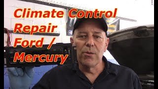 How to diagnose and repair ac vent control problem Ford  Mercury [upl. by Ainak]