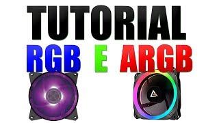 Tutorial ARGB e RGB differenze collegamenti effetti [upl. by Leirrad]