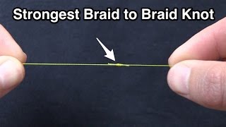 Strongest Braid to Braid Fishing Knot Modified Double Uni Knot [upl. by Bree]