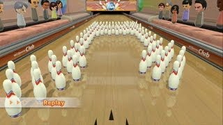 Wii Sports Club  100 Pin Pro Bowling Platinum Medal 2100 Points [upl. by Bigler]