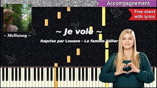 Je vole  Accompagnement Piano [upl. by Yerffe]