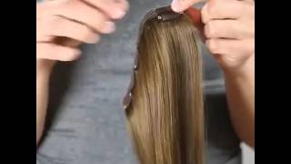 Extensiónes de cabello 👉 conoce como colocar extensiones aqui [upl. by Lahsram205]