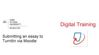 Submitting Word file assignments to TurnItIn via Moodle [upl. by Siravrat304]