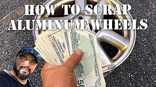 How To Make Extra Money With Scrap Aluminum Wheels [upl. by Anaibaf210]