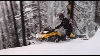 SkiDoo U Tip Planning Your Route in Deep Snow [upl. by Armelda]