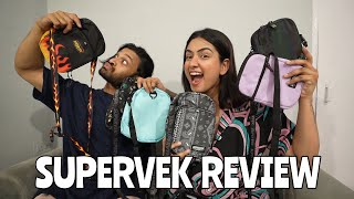 REVIEWING SUPERVEK SLING BAGS 😮‍💨🥰 [upl. by Gudren]