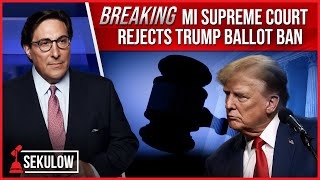 BREAKING MI Supreme Court REJECTS Trump Ballot Ban [upl. by Acinemod54]