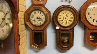 Indepth look at an Antique 31day Regulator Wall Clock [upl. by Katey]