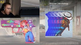 ohnePixel reacts to NEW CS2 Workshop Skins [upl. by Wie174]