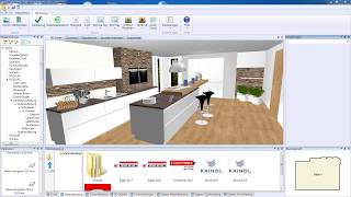 xCAD 3D Raumplaner Workshop einer Küchenplanung [upl. by Reiss389]