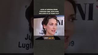 Look at Winona Ryder through time celebrities transition WinonaRyder age actor [upl. by Aihsyn]