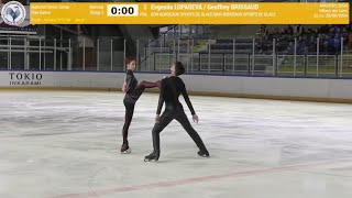 Evgeniia Lopareva amp Geoffrey Brissaud  French Masters de Patinage 2024 FD【Fugue in D Minor】 [upl. by Richie]